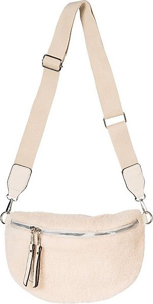 styleBREAKER Umhängetasche Teddyfell Halbmond Crossbody Bag (1-tlg) günstig online kaufen