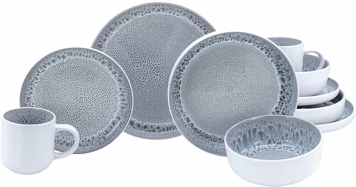 OTTO home Kombiservice "modernes Geschirr-Set, Service Lykk" hohe Haltbarke günstig online kaufen