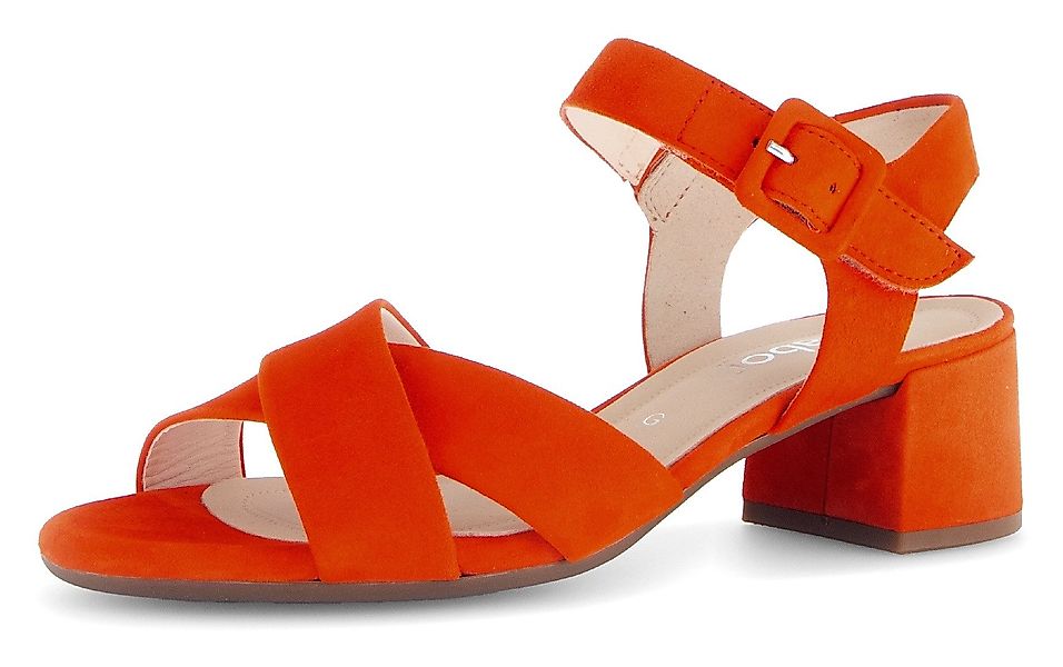 Gabor TUNIS Sandalette, Blockabsatz, Riemchensandale, Kreuzbandage, günstig online kaufen