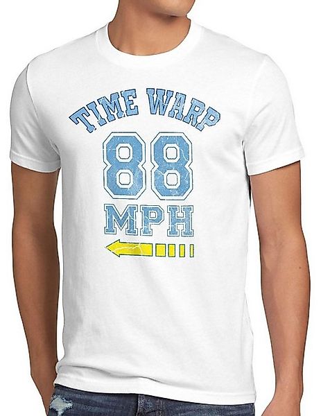 style3 T-Shirt Time Warp 88mph Flux zeitreise zurück in die zukunft delorea günstig online kaufen