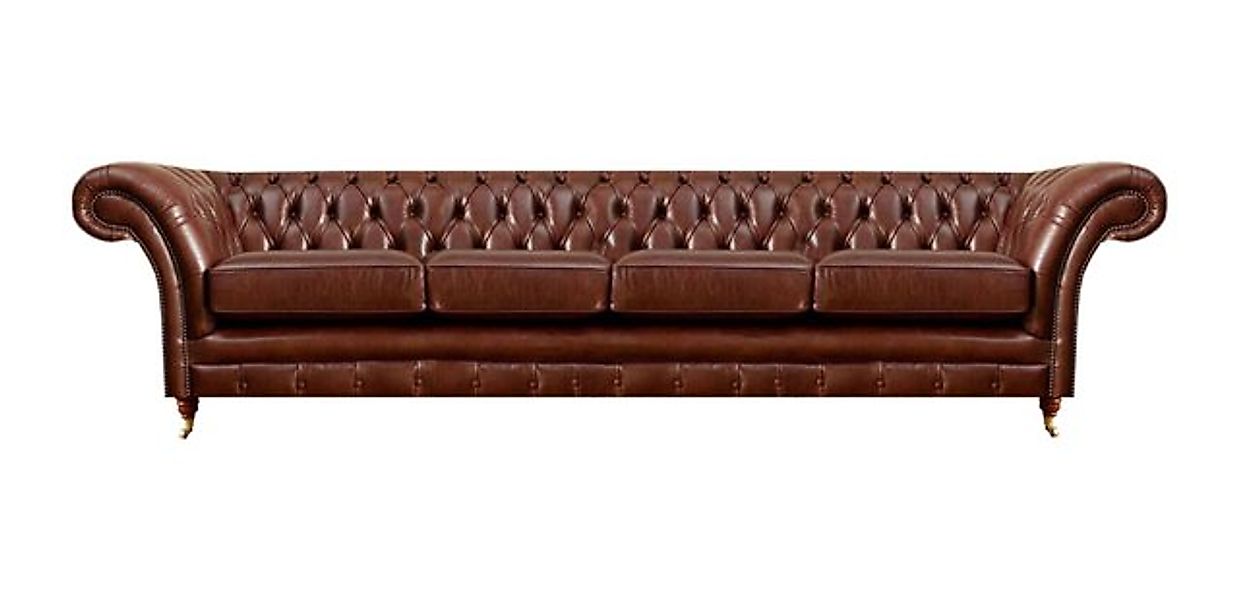 JVmoebel Chesterfield-Sofa Sofa Viersitzer Chesterfield Couch Wohnzimmer Po günstig online kaufen