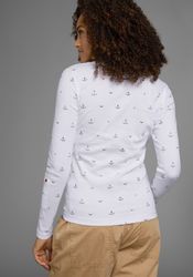 KangaROOS Langarmshirt krempelbare Ärmel, sehr figurbetont, günstig online kaufen