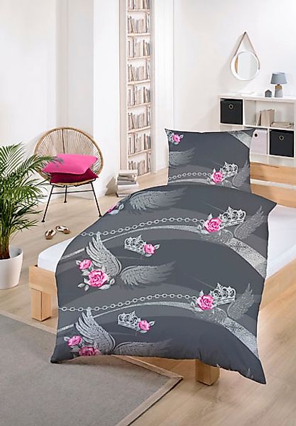 Gold-Line Bettwäsche Gold-Line Bed - Grau günstig online kaufen