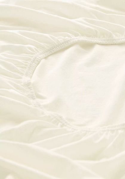 hessnatur Jersey-Spannbetttuch aus Bio-Baumwolle - natur - Größe 180x200 cm günstig online kaufen