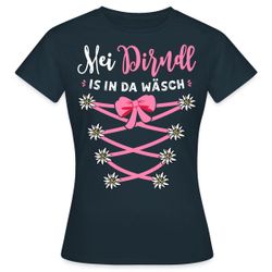 Spreadshirt T-Shirt Dirndl Spruch Mit Blumen günstig online kaufen