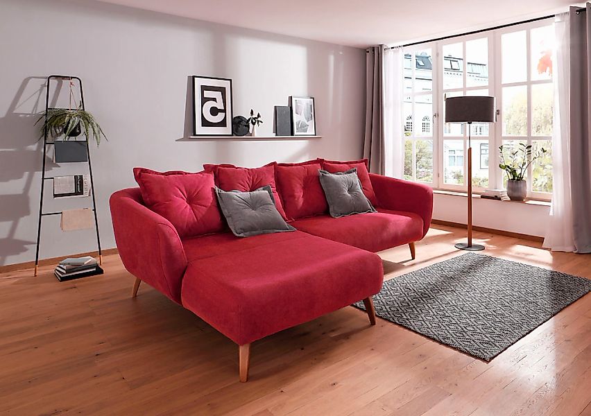 Home affaire Ecksofa "Baggio L-Form", Zierkissen inklusive günstig online kaufen