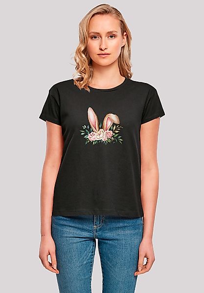 F4NT4STIC T-Shirt "Blumen Osterhasen Ohren Dekor" Premium Qualität günstig online kaufen
