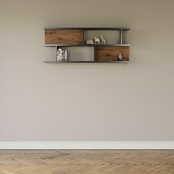 set one by Musterring Wandregal "York", Typ 43, mit 3 Ablageböden, 3 Farben günstig online kaufen