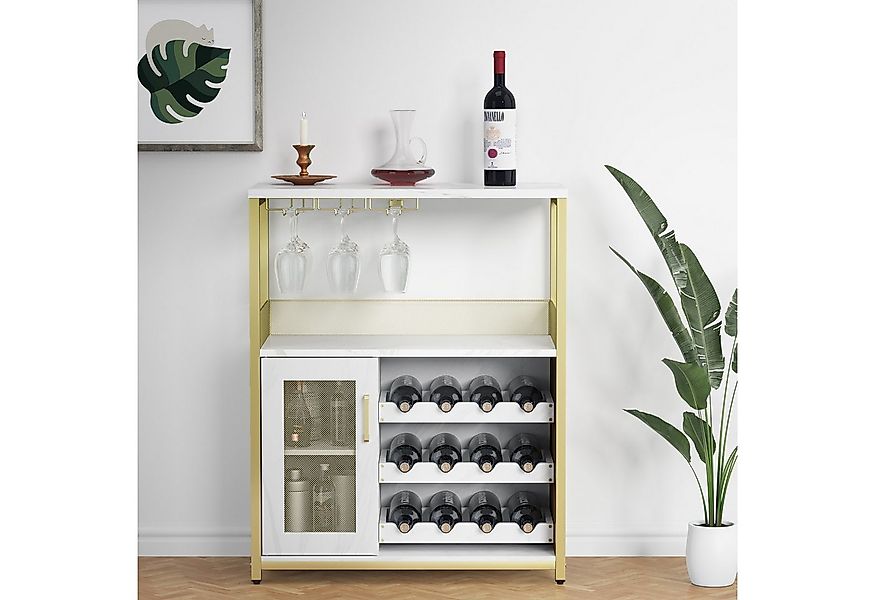 GarveeMore Weinschrank,Barschrank mit Glashalter und Netztür,industrielles günstig online kaufen