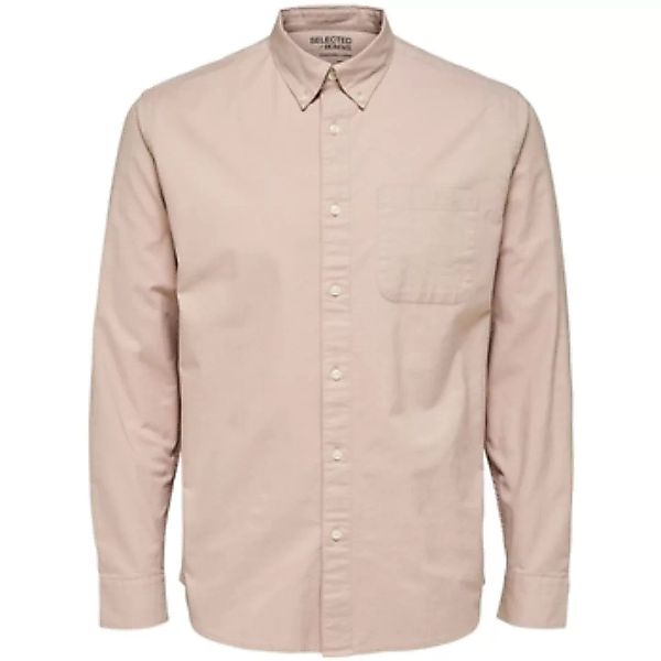 Selected  Hemdbluse Noos Regrick Oxford Shirt - Shadow Gray günstig online kaufen