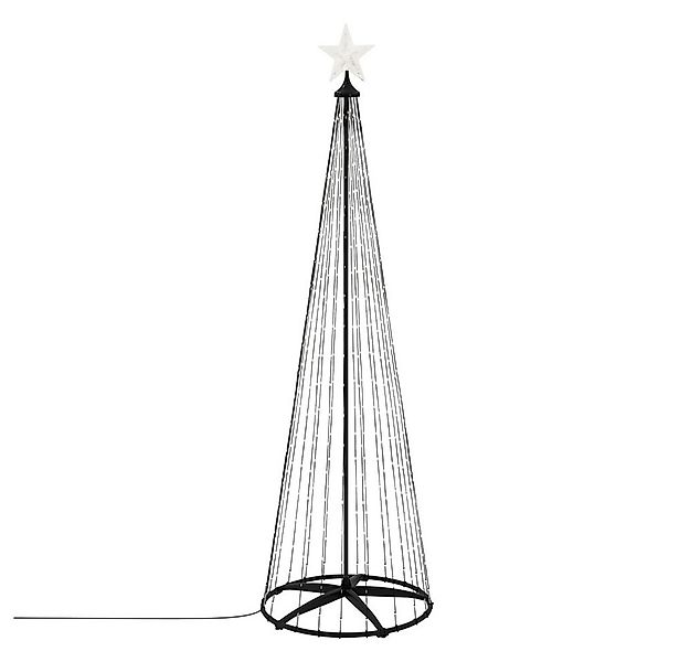 ECD Germany LED Baum LED Weihnachtsbaum Außen mit Sternspitze Lichterpyrami günstig online kaufen