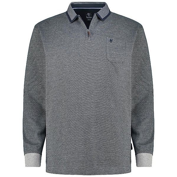 Hajo Poloshirt aus Baumwollmischung Farbe marine Größe: 4XL günstig online kaufen