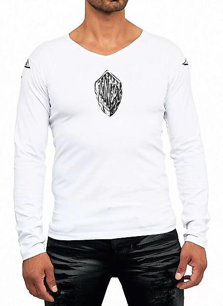 KINGZ Langarmshirt, mit coolem Adler-Motiv günstig online kaufen