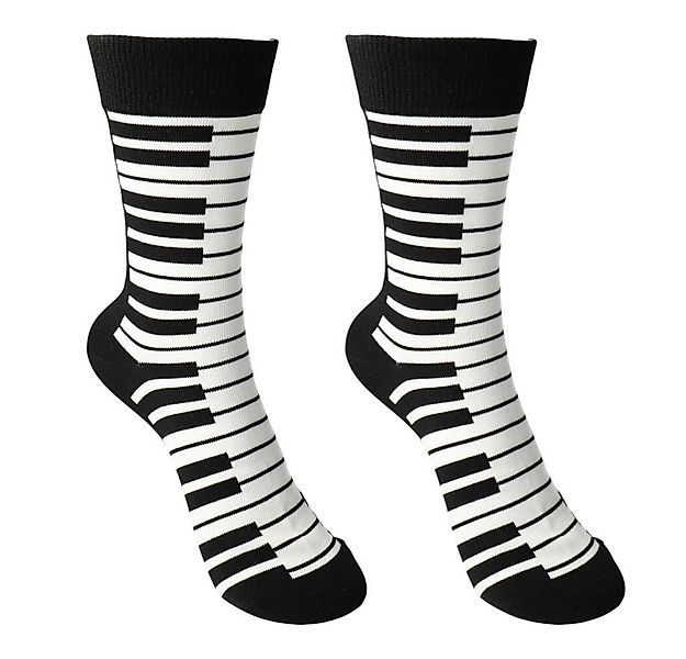 mugesh Freizeitsocken Musik Socken Tastatur für Musiker günstig online kaufen