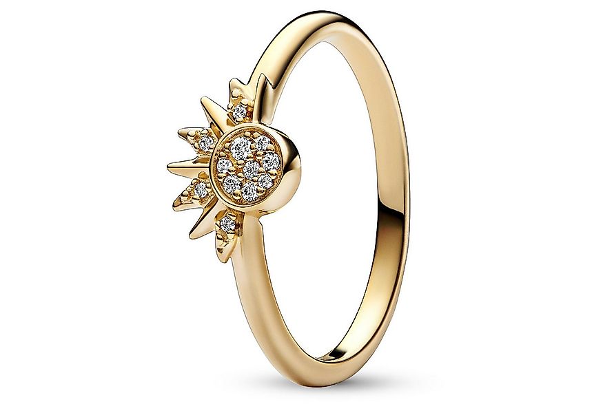Pandora Solitärring Damen-Ring Himmlisch Funkelnde Sonne günstig online kaufen