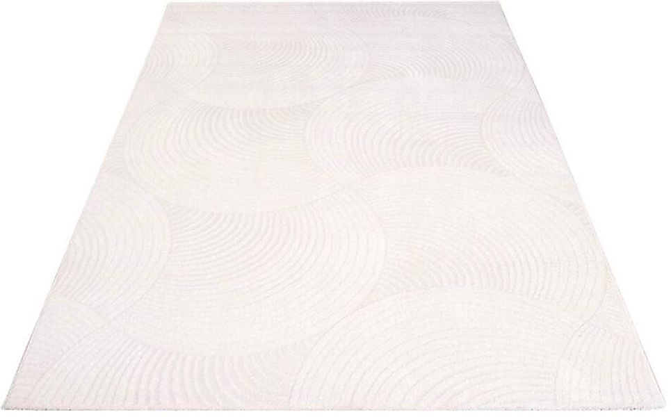 Carpet City Teppich "Friseé-Teppich FANCY 647" rechteckig 12 mm Höhe Läufer günstig online kaufen