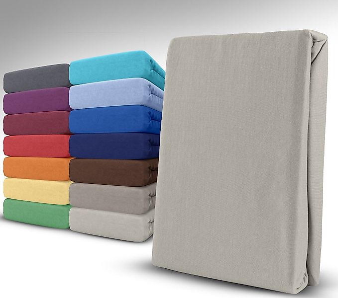 Leonado Vicenti Spannbettlaken Baumwolle Bettlaken auch für Boxspringbetten günstig online kaufen