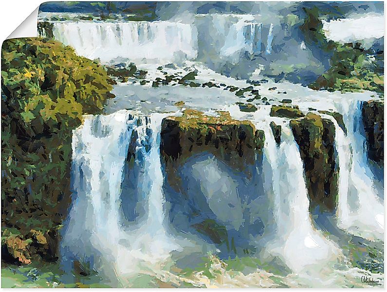 Artland Poster "Iguazu Wasserfälle IV", Wasserfallbilder, (1 St.), als Alub günstig online kaufen