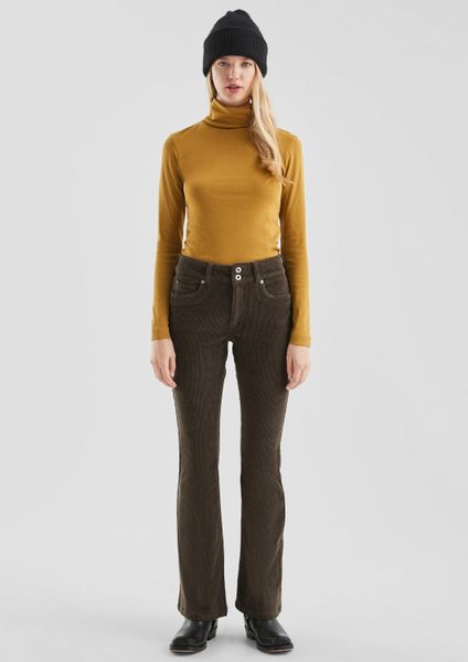 QS Chinos Hose Cordhose mit Bootcut-Leg günstig online kaufen