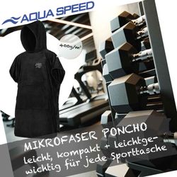 Aqua Speed Kapuzenhandtuch Premium Mikrofaser-Poncho-Handtuch mit günstig online kaufen