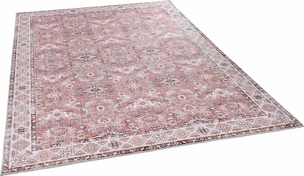 Gino Falcone Teppich »Cecilia 057«, rechteckig, 3 mm Höhe, Flachgewebe, bed günstig online kaufen