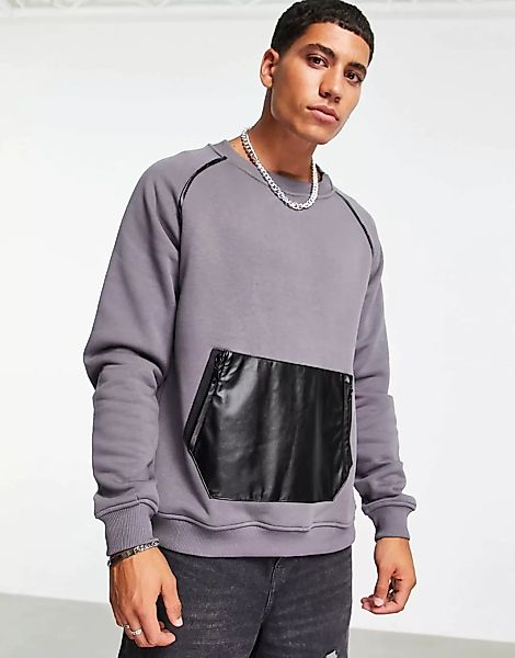 Bolongaro Trevor – Sweatshirt mit Rundhalsausschnitt-Schwarz günstig online kaufen