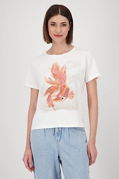 Monari T-Shirt Shirt Schmuck Goldfisch Mit Rundhalsausschnitt günstig online kaufen