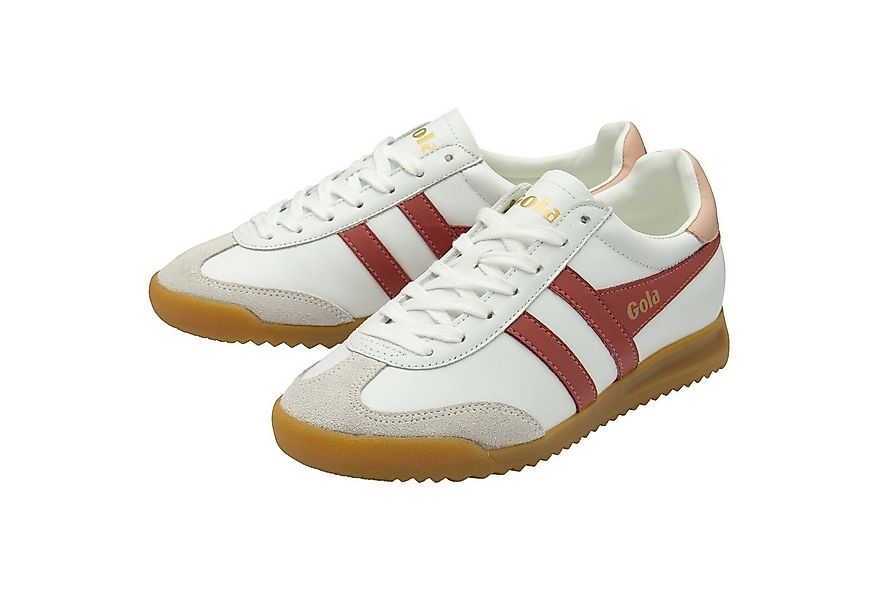 Gola Torpedo Leder 2025 weiss/braun/rosa Damen Sneaker günstig online kaufen