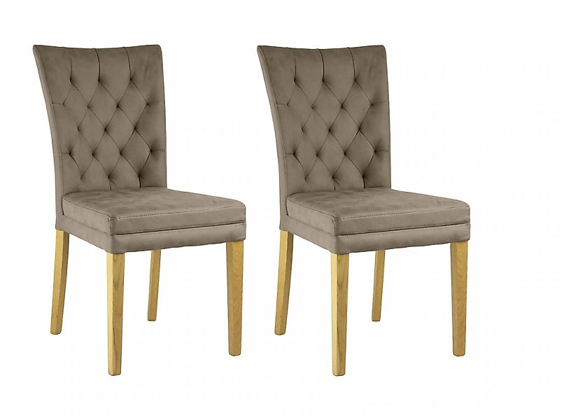 Home affaire 4-Fußstuhl "Colorado", (Set), 2 St., Microfaser, bequeme Polst günstig online kaufen