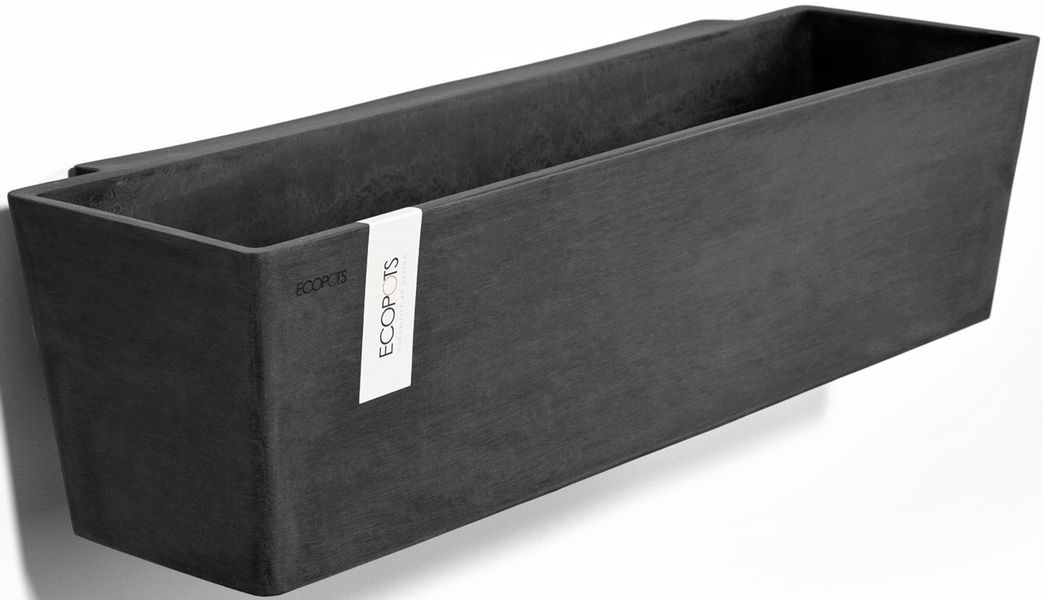 ECOPOTS Blumentopf Manhattan Wall 55 Dunkelgrau, günstig online kaufen