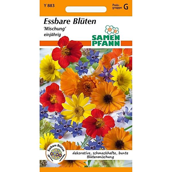 SAMEN PFANN Blumenmischung Essbare Blüten günstig online kaufen