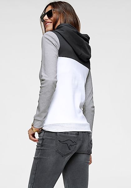 KangaROOS Kapuzensweatshirt, mit modischer Kombination aus Color-Blocking u günstig online kaufen
