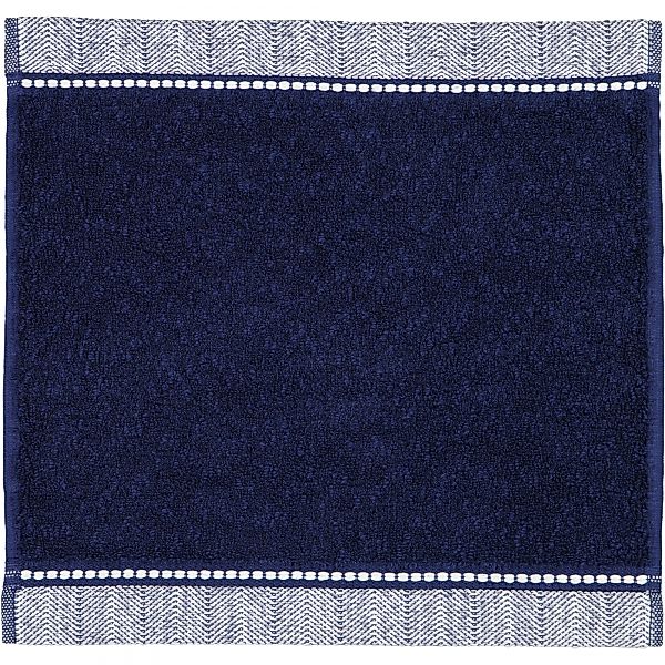 Möve Handtücher Brooklyn Uni - Farbe: deep sea - 596 - Seiflappen 30x30 cm günstig online kaufen