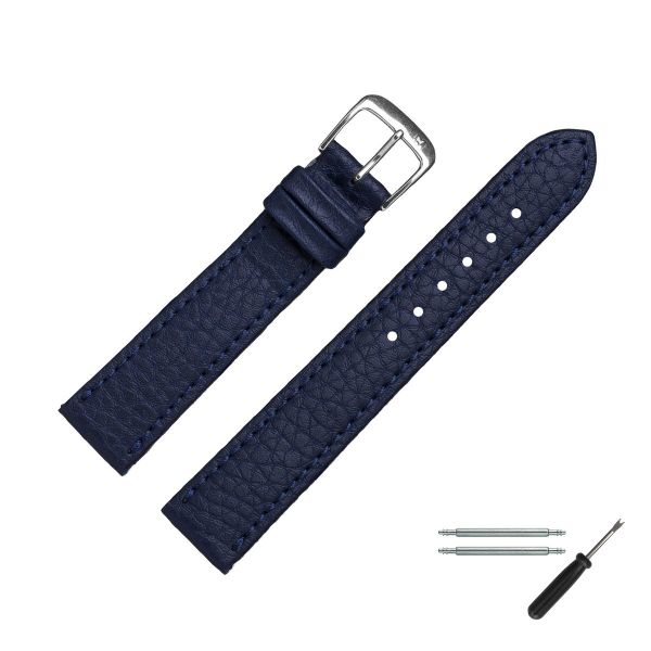 MARBURGER Uhrenarmband 20mm Kunststoff Vegan Blau günstig online kaufen