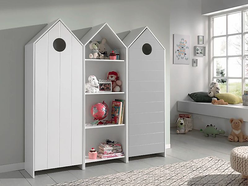 Vipack Jugendzimmer-Set "Casami, best. aus 2 Schränken mit Drehtür, 1 Regal günstig online kaufen