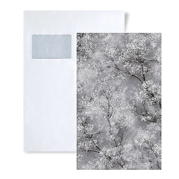 PROFHOME 1 MUSTERSTÜCK S-374201-GU DIN A4 MUSTER der Floral Tapete günstig online kaufen