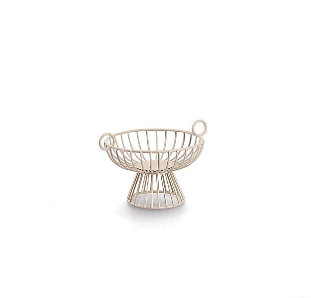 Zeller Present Aufbewahrungskorb Obstkorb, Metall, beige günstig online kaufen