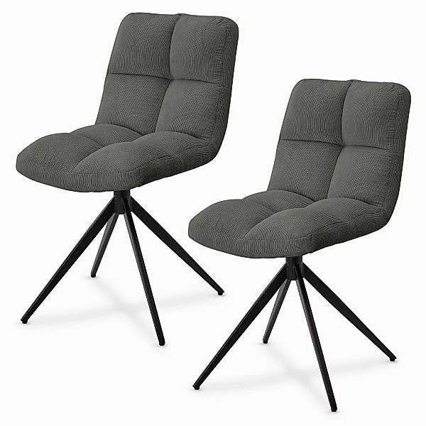 Juskys Esszimmerstuhl Dallas (2 St), 2er günstig online kaufen