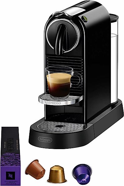 Nespresso Kapselmaschine "CITIZ EN 167.B von DeLonghi, Black" inkl. Willkom günstig online kaufen