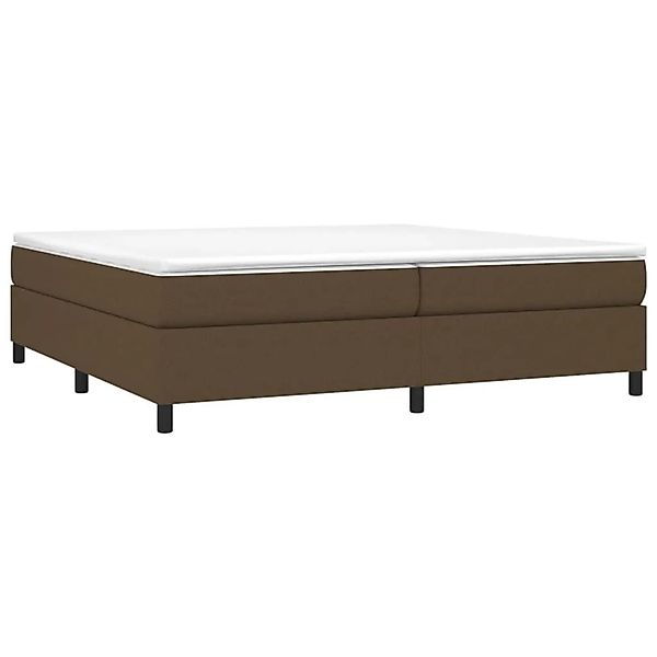 vidaXL Boxspringbett mit Matratze Dunkelbraun 200x200 cm Stoff 3144450 günstig online kaufen
