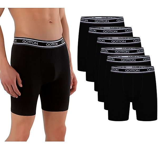Qotton Boxershorts Langes Bein 6er Pack günstig online kaufen