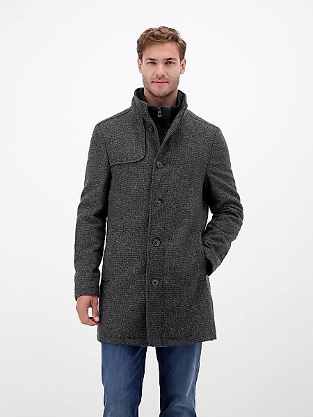 LERROS Wollmantel "LERROS Sportiver Wollmantel für Herren" günstig online kaufen