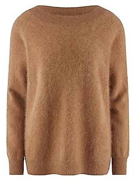 Pullover U-Boot-Ausschnitt aus 100% Kaschmir Peter Hahn braun günstig online kaufen