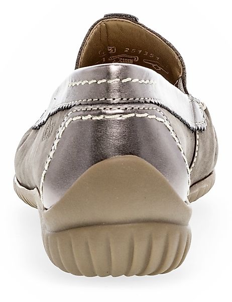Gabor FLORENZ Mokassin Slipper, Schlupfschuh mit Gummizug, Weite G (weit) günstig online kaufen