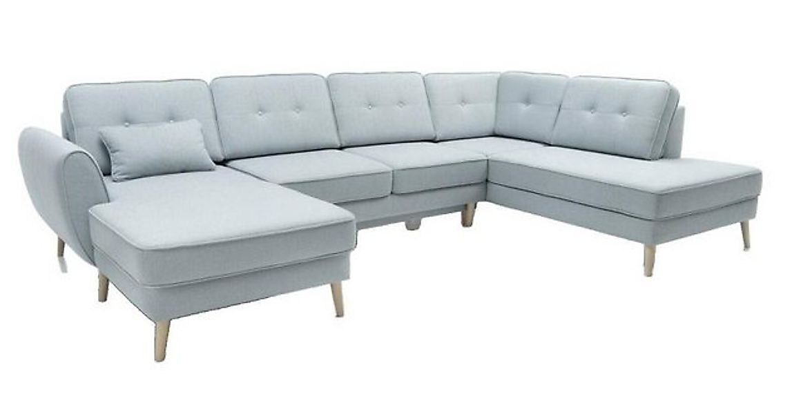 JVmoebel Ecksofa Wohnzimmer Möbel Ecksofa Textilsofa Design Sofa Ecksofas U günstig online kaufen