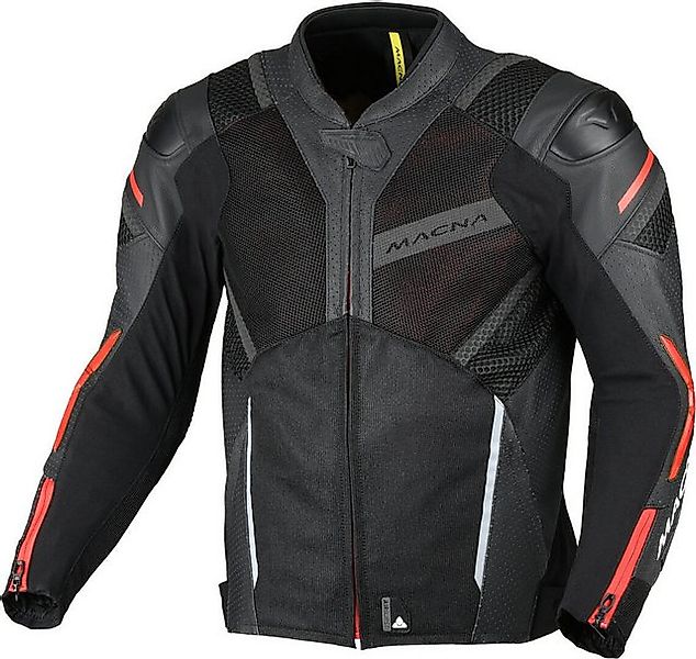 Macna Motorradjacke Galvic perforierte Motorrad Leder-/Textiljacke Perforie günstig online kaufen