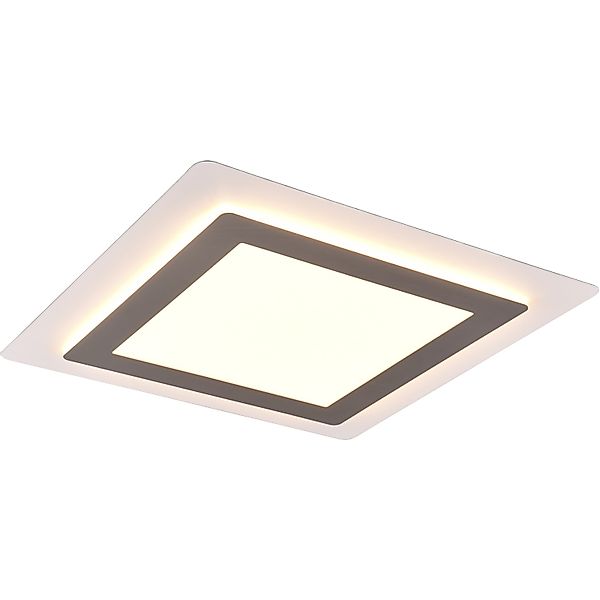 TRIO Leuchten LED Deckenleuchte »MORGAN, quadratische Deckenlampe 45x45cm, günstig online kaufen