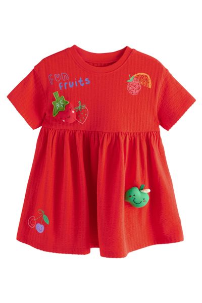 Next Jerseykleid Kurzärmeliges Jersey-Sommerkleid (1-tlg) günstig online kaufen