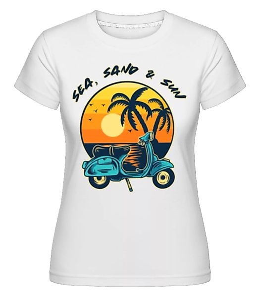 Sea Sand Sun · Shirtinator Frauen T-Shirt günstig online kaufen