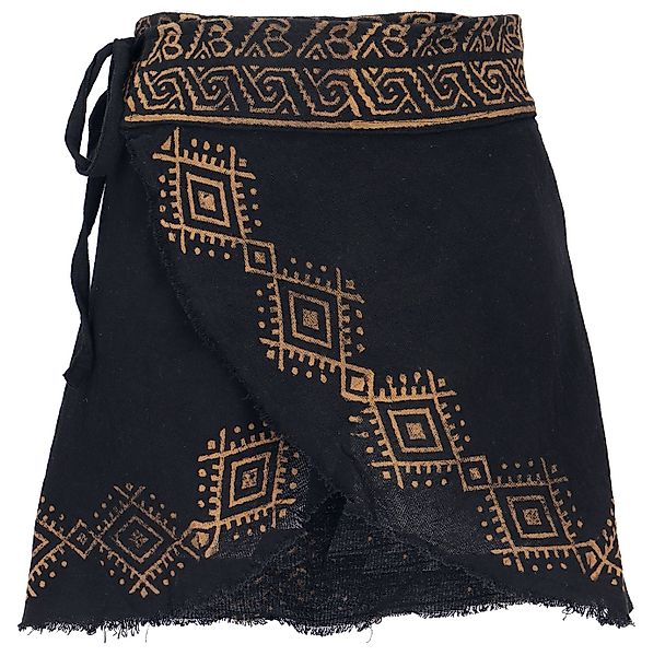 Guru-Shop Minirock Natürlicher Goa Minirock, bedruckter Ethno.. alternative günstig online kaufen